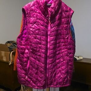 The North Face Fuchsia Quilted Vest